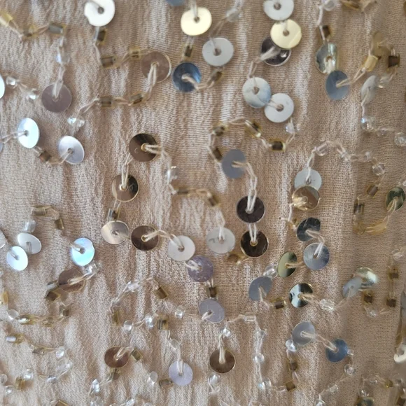 Aidan Mattox Cutout Beaded Silk Dress, 14, Used - Picture 7 of 15